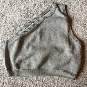 Reformation Roze One Shoulder Top Xl green